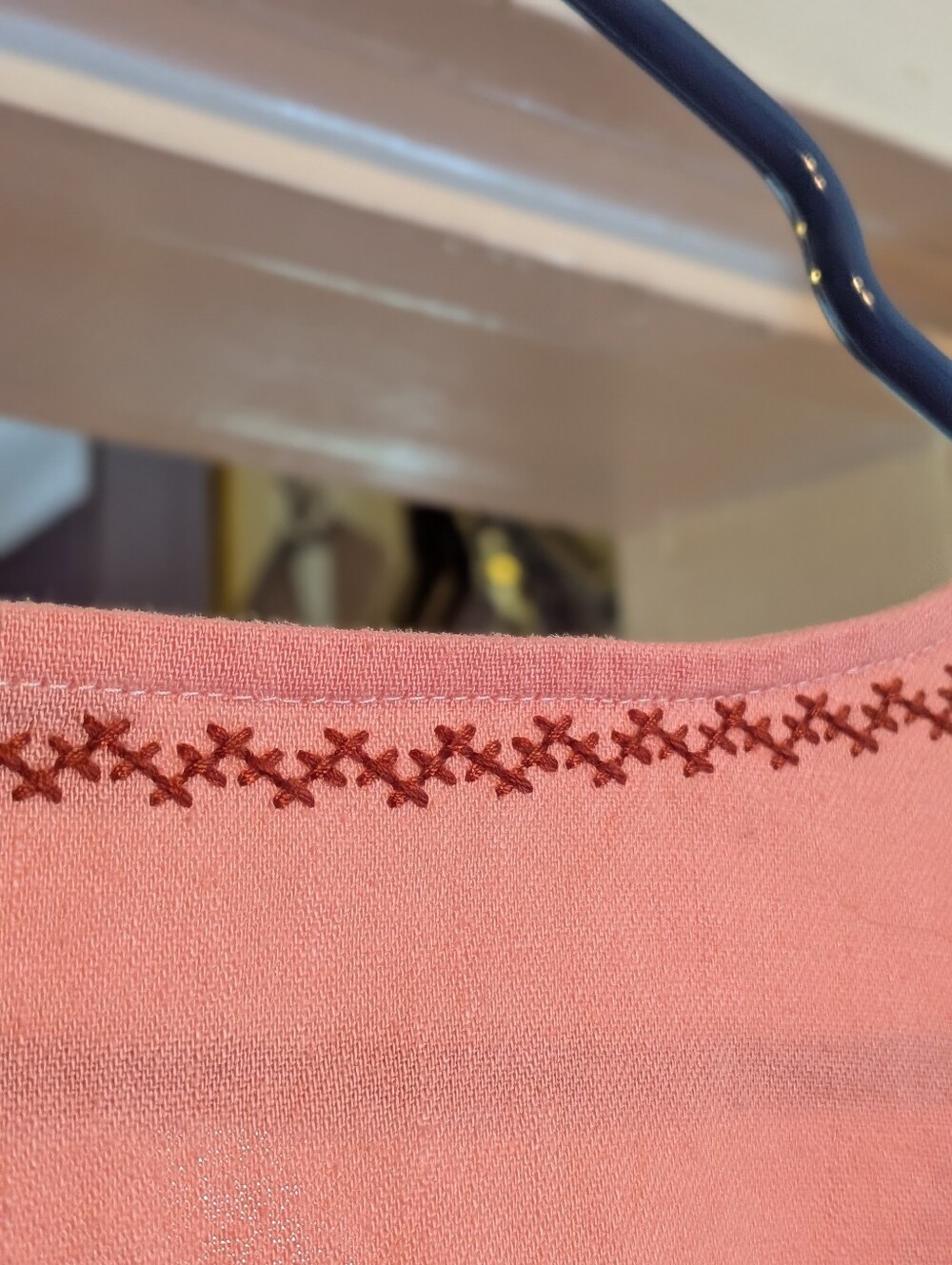 Madewell Linen/Cotton Embroidered Dress XXL - Picture 4 of 6